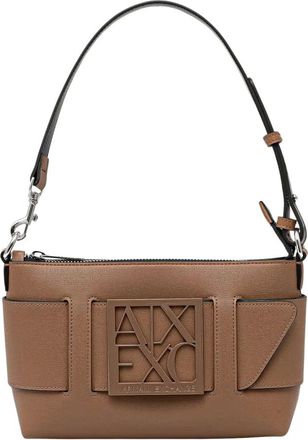 A|X Armani Exchange Borsa a spalla Hobo - - Bags - Donna - Marrone - ONE SIZE