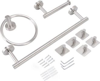 OEM Juego De Accesorios Para Ba&ntilde;o, Grifer&iacute;a, Conexi&oacute;n Sin Juntas, Acabado Cepillado Para Ducha
