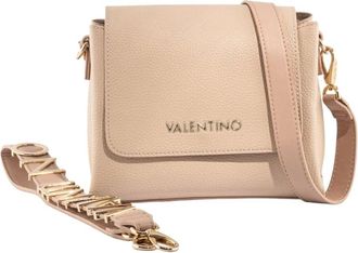 Mario Valentino Beige Synthetische Dames Schoudertas - Dames - Schoudertassen - Beige - ONE Size - Tassen