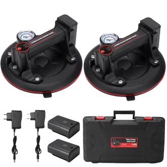 OEM Herramienta Con Ventosa, Capacidad De Carga De 200 Kg, Construcci&oacute;n Duradera De Goma Y Metal, 2 Piezas, 2 Bater&iacute;as