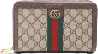 Gucci 2016-2025 GG Supreme Ophidia Small Wallet long wallets - women - Fabric - One Size - Brown