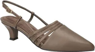 Easy Street Aura Slingback Pump in Taupe at Nordstrom, Size 9.5