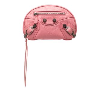 Balenciaga Pre-owned Balenciaga Lambskin Motocross Le Cagole Makeup Pouch XS Ladies BLY4BNP3IOB8CWZQ