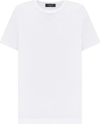 Fabiana Filippi Basic Katoenen T-shirt - Dames - T-shirts - Wit - XS - Katoen - Tops