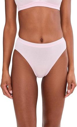 Wacoal Understated Cotton Hi Cut Womens Underwear Cradle Pink : XL, Spandex/Cotton