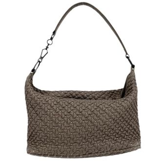 Bottega Veneta Pre-owned Vintage Schoudertas - Dames - Pre-owned - Bruin - Maat: ONE Size Leer