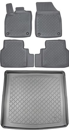 OEM Volkswagen Id.4 Hatchback Desde Diciembre De 2020. Juego De Alfombrillas Para Coche Y Maletero