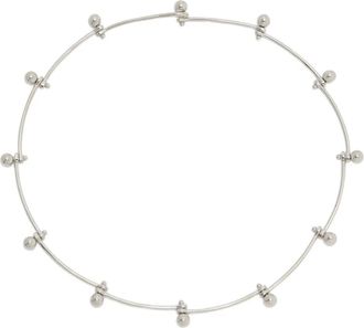 Jil Sander Collana con perline - Argento