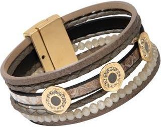 Saachi Moondial Charm Multistrap Bracelet in Brown at Nordstrom Rack