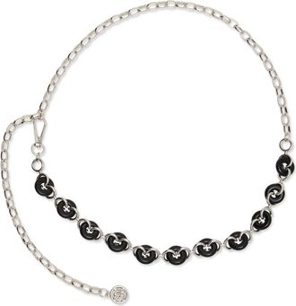 Steve Madden Resin Chain Belt in Black at Nordstrom Rack, Size Large/x-Large