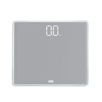 OEM Balanza De Ba&ntilde;o Grande, Hasta 220 Kg, 35 X 30 Cm, Gris / Ade