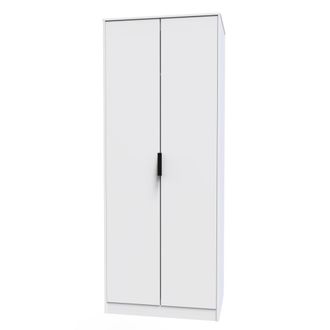 Welcome Furniture Havana Ready Assembled Wardrobe with 2 Doors - White Matt - Welcome Furniture | TJ Hughes