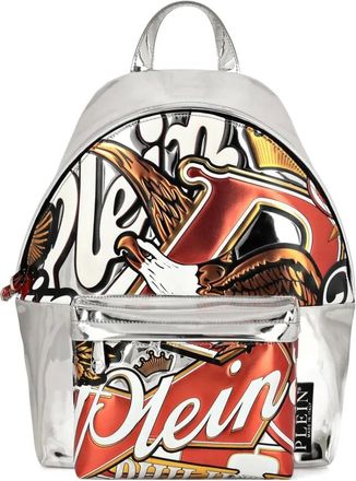 Philipp Plein Zaino goffrato - Argento