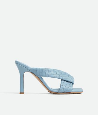 Bottega Veneta Riva Mule - Blue - Women - 36 - 100% Lambskin