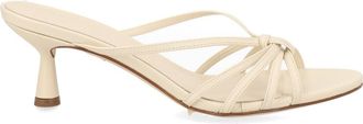 Aeyde Abby Minimalist Flared Heel Sandals