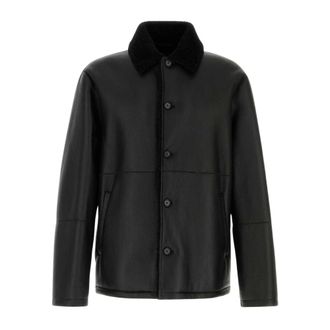 Jil Sander Chaqueta de Borrego - Jackets - Hombre - Negro - L