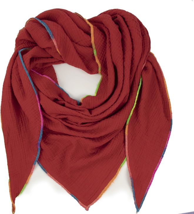 Gloop Damen Schal XXL 200x140cm - Kuscheliges Dreieckstuch Aus Wolle-Viscose