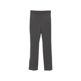 Sportmax Pinstripe Split-hem Trousers