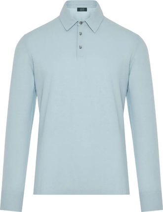 Zanone Polo a maniche lunghe - Blu