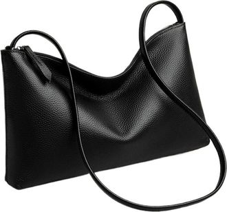 Generic Leather Shoulder Crossbody Bag, Compatible For Women Ladies Handbag Tote Bags(Yellow)