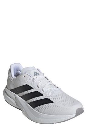adidas Duramo Running Sneaker in White/Black/Halo Silver at Nordstrom Rack, Size 12.5