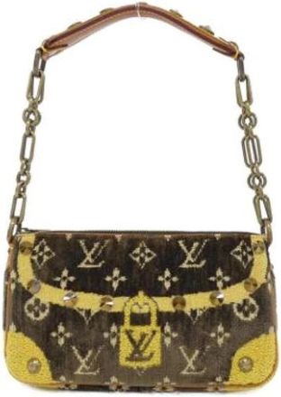 Louis Vuitton Pre-owned Shoulder Bags, female, Brown, Size: ONE SIZE Pre-owned Pochette Pouch