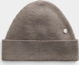 Acne Studios Womens Signature rivet fine-ribbed Tuque Hat