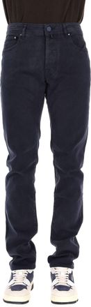 Jacob Cohen Scott Fit 5-Pocket Peach Hand Dyed Lyocell-Cotton Pants