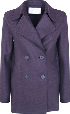 Harris Wharf London Coat Wool Peacoat