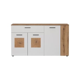 Calicosy Aparador bajo 4 puertas y 1 caj&oacute;n l150 cm - blanco