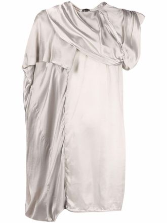 Rick Owens Tuniek met satijnen afwerking - Beige