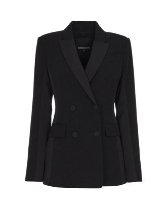 Patrizia Pepe Black Smoking Tuxedo Blazer