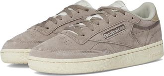 Reebok Lifestyle Club C 85 Womens Shoes Gritty Grey/Sport Beige/Breakaway Green : 5.5 B - Medium, Leather