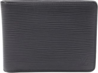 Louis Vuitton Pre-owned Multiple Wallet - Heren - Vintage Accessoires - Zwart - ONE Size - Leer - Vintage