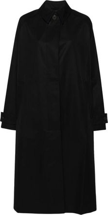 STUDIO NICHOLSON Single-Breasted Coats, female, Blue, Size: XS Single-Breasted Coat