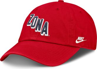 Nike Arizona Natural Club Nike Mens College Adjustable Hat in Red | NC0165NUAV-EYR