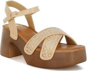 Rag & Co. Qasa Platform Sandal in Natural at Nordstrom Rack, Size 10