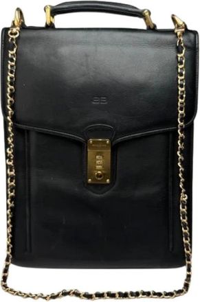 Balenciaga Pre-owned Vintage Handtas - Dames - Vintage Handtas - Zwart - ONE Size - Leer - Vintage