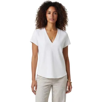 Lords of Harlech Paisley Explosion Womens V-neck Printed Top in Paisley Explosion Ivory at Nordstrom, Size Xx-Large