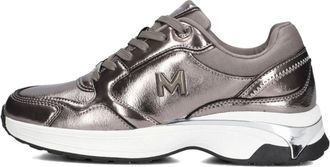 Mexx Zilver Lage Sneakers Paulita Love - Dames - Sneakers - Grijs - 39 EU - Schoenen