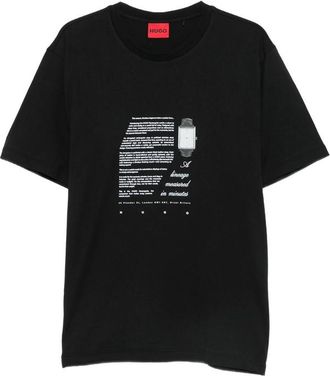 HUGO BOSS Devro Graphic-print Crew-neck T-shirt