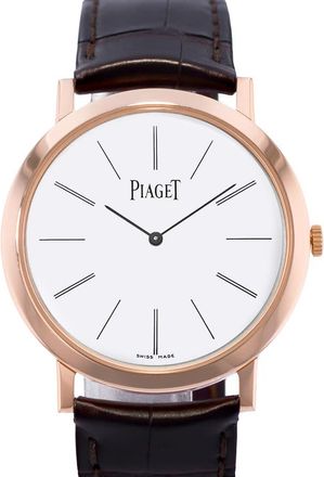 Piaget Pre-owned Piaget Altiplano Silver Dial Mens Watch G0A31114