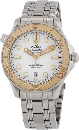 Omega Seamaster Paris 2024 Automatic Chronometer White Dial Mens Watch 522.21.42.20.04.001
