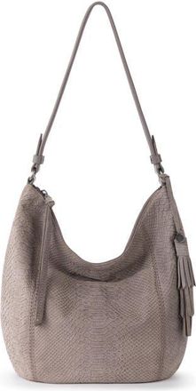 The Sak Sequoia Hobo Leather Bag in Mushroom Croco Suede at Nordstrom