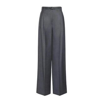 Max Mara MST Lago Broek - Dames - Broeken - Grijs - Maat: 2XS Zijde