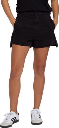 7 For All Mankind Black Tailored Slouch Short Jean