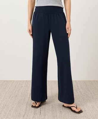 Pact Easy Drape Pant Made With Organic Cotton in Navy at Nordstrom, Size Xx-Large