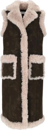 Bully Chaleco Invecchiato - Jackets - Mujer - Marr&oacute;n - S