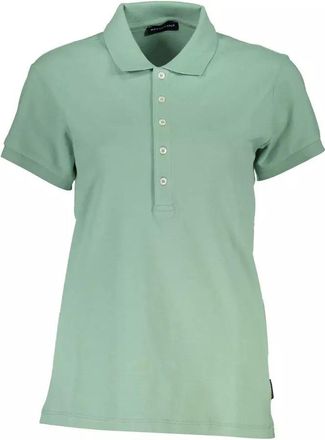 North Sails Womens Classic Fit Polo Shirt Short Sleeve - Mint Cotton - Size X-Small