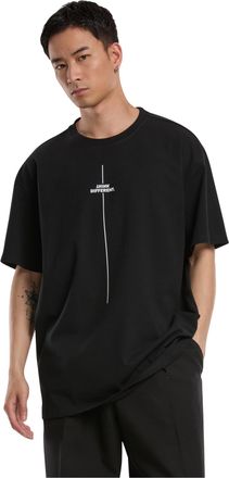 Merchcode Merchcode Mens Mp0006978-think Different Heavy Oversized Tee T-Shirt, Black, S